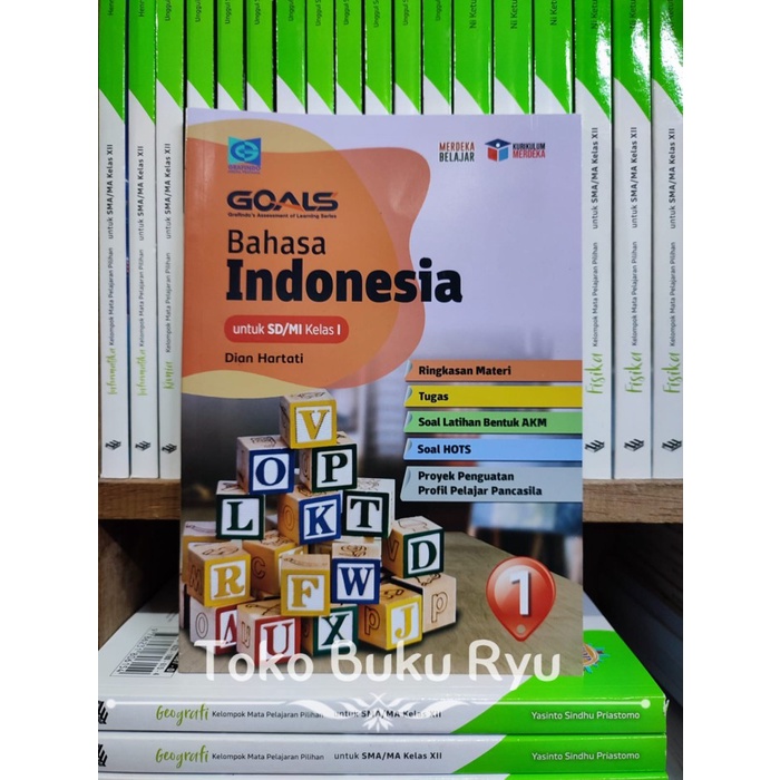 

SALE !!! BUKU SOAL GOALS BAHASA INDONESIA 1 2 4 5 SD KURIKULUM MERDEKA GRAFINDO READYY
