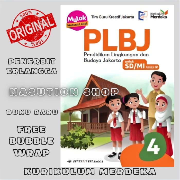 

SALE !!! BUKU PLBJ KELAS 4 SD PENERBIT ERLANGGA KURIKULUM MERDEKA KM ORIGINAL READYY