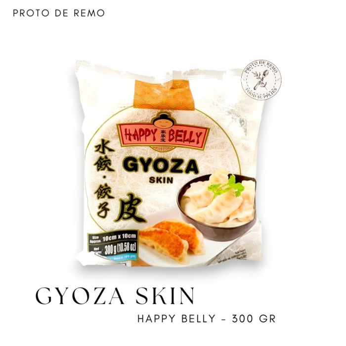 

Ready Stok" Gyoza Skin Kulit Gyoza Happy Belly 300Gr