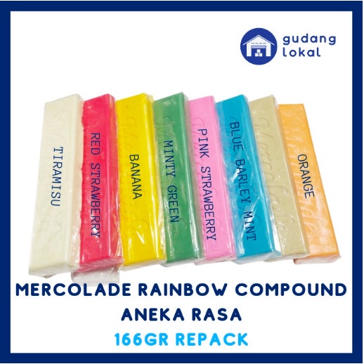 

Ready Stok" Mercolade Rainbow Compound Aneka Rasa 166Gr