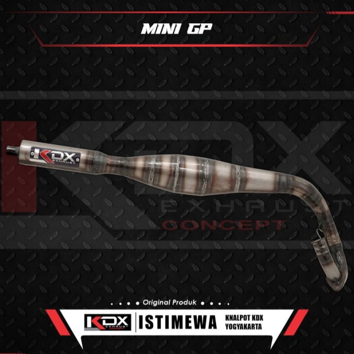 Knalpot Mini Gp Lenka Racing Kdx Exhaust Original Model Baru