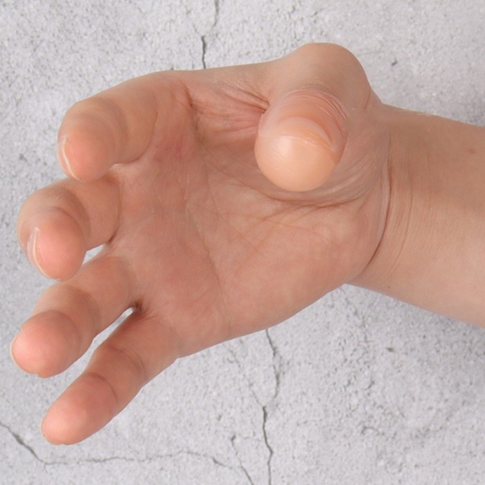 NEW ARRIVAL 1 PASANGAN ALAT SULAP JEMPOL MENYALA JARI SULAP JEMPOL PALSU SULAP LAMPU LED UNTUK