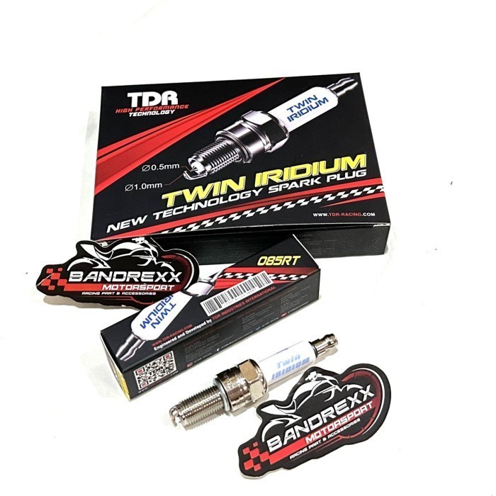 Bagus Busi Tdr Twin Iridium 085Rt For Aerox 155-Lexi-Nmax-Aerox Connected