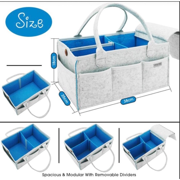 Iberry My Size Multipurpose Caddy Bag Diaper Tas Stroller Baby Anak