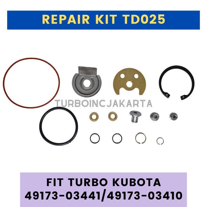REPAIR KIT TD025-05T FOR TURBO KUBOTA 49173-03441 / 49173-03410