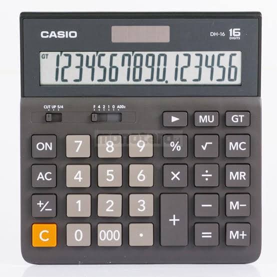 

Kalkulator Casio DH 16 Digit I Calculator casio DH 16 TERLARIS/TERMURAH/TERPOPULER