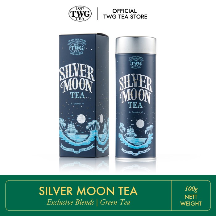 

TWG Tea Silver Moon Tea, Haute Couture Tea Tin, 100g