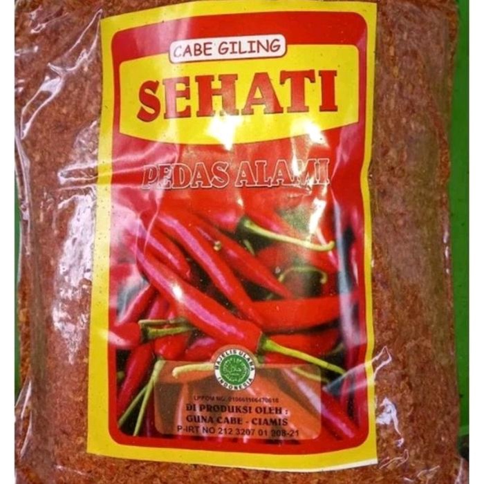 

( 1kg ) CABE BUBUK KASAR SEHATI PEDAS POLL