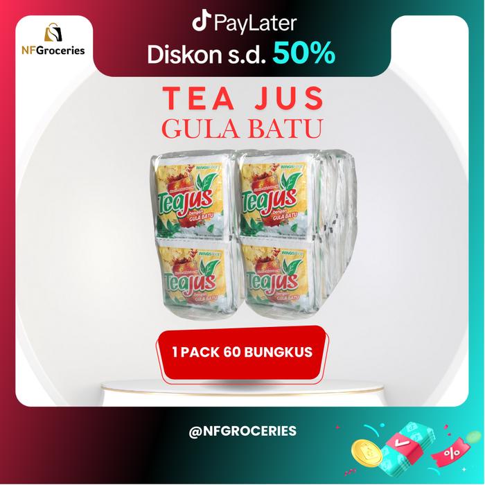 

[NFG - FESTIVE 3.3] TEA JUS GULA BATU 1 PACK ISI 60 BUNGKUS