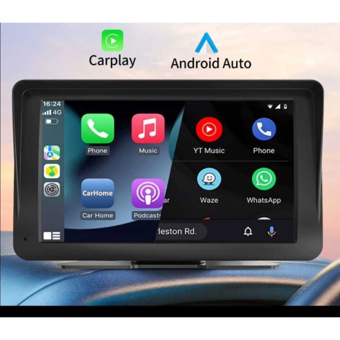 New Headunit Android 7 Inch Carplay Mp5 Monitor Mobil Android Multimedia