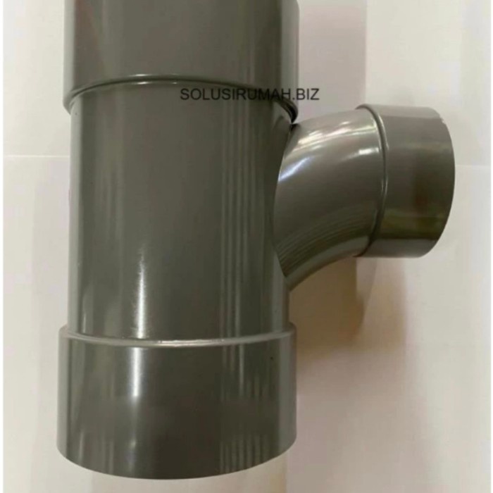 """] T melengkung 90 derajat PVC 3way tee Y BRANCH 3 way Lengkung 3 lubang