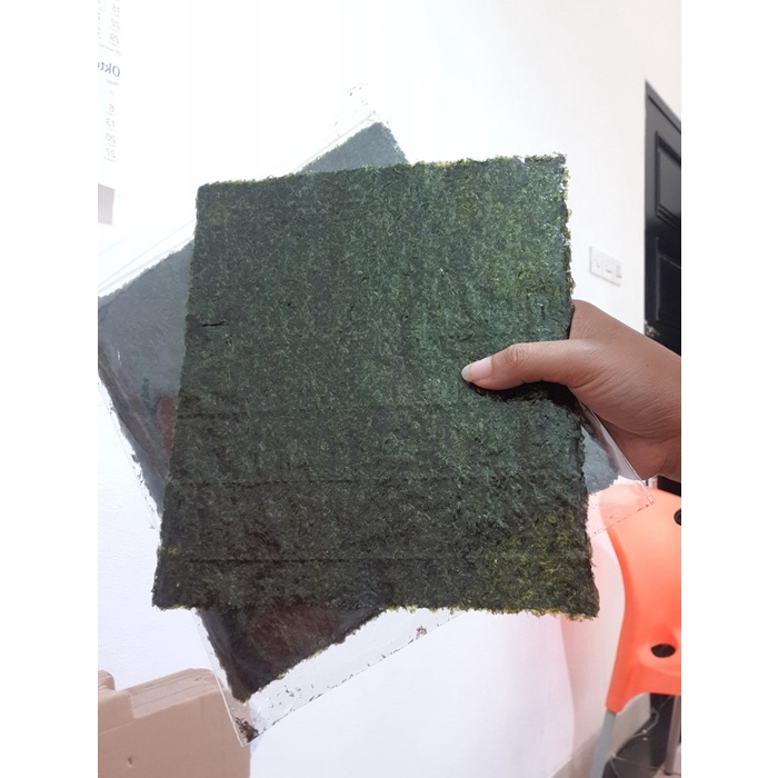 

terbaru !!! sushi nori 50 lembar sushi nori 50 sheet 145 gr halal mui rumput laut setara takaokaya