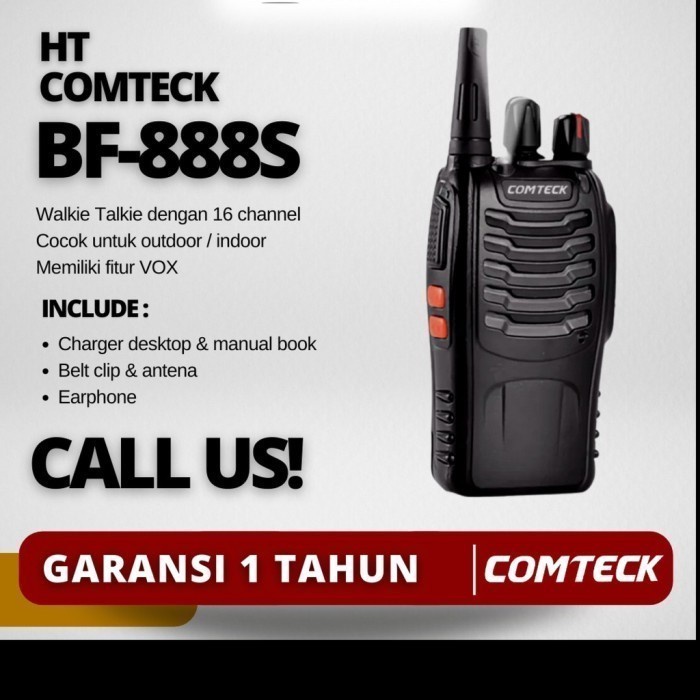SALE PROMO HT 888S 888-S COMTECK HANDY TALKIE WALKIE TALKIE COMTECK 888S 888-S READYY