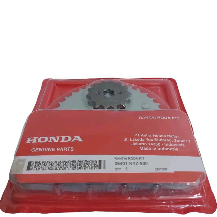 Sale terbaru GEAR SET PAKET RANTAI SUPRA X 125 HELM IN KYZ UNTUK SEPEDA MOTOR SUPRA X 125 HELM IN