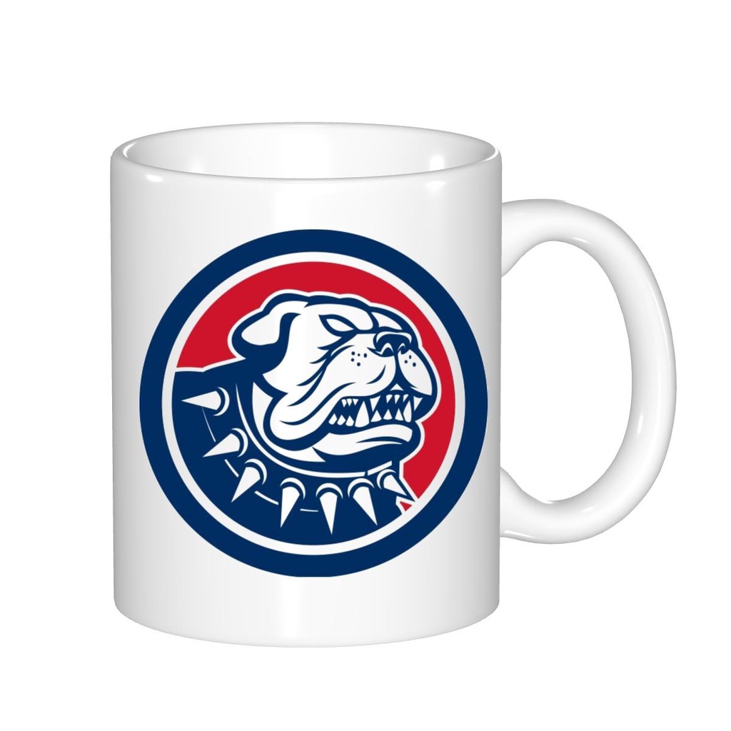 maskot anjing bulldog marah kepala anjing kampung Mug Kopi 11 OZ