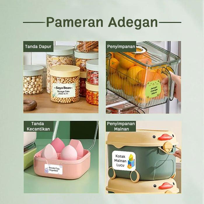 

Kertas Label Pola untuk Mesin Label NIIMBOT B1/B21/B3S, Cocok untuk Kustosasi, Kertas Label Termal