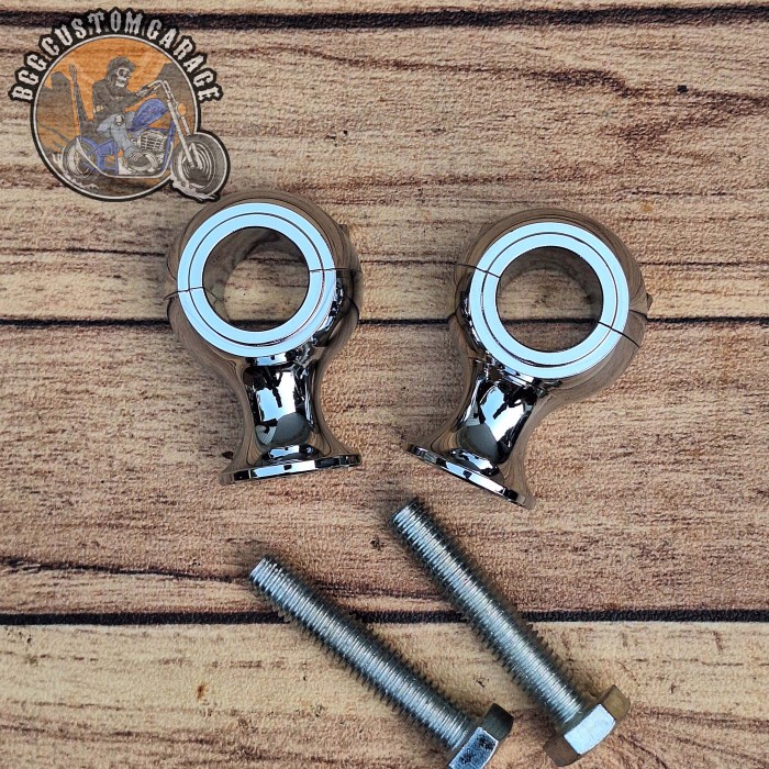 Riser Stang SMALL CIRCLE . Raiser Motor Custom . Dudukan stang Chopper Bobber Harley