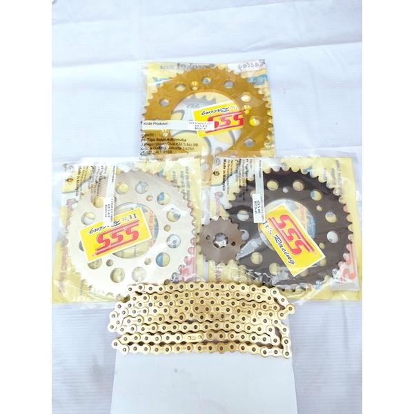 Terbaru Gear Set Gir Set Gearset Sss 428 Satria Fu Facelift Fu 2014 Sampai 2022 Ready