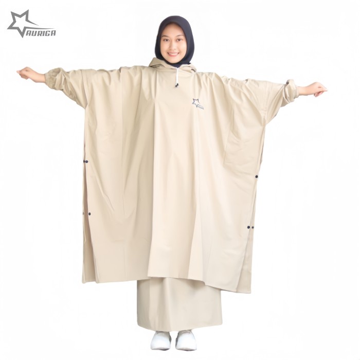 Jas Hujan Jumbo Mantel Hujan Ponco Jumbo Kelelawar Pria Wanita Dewasa