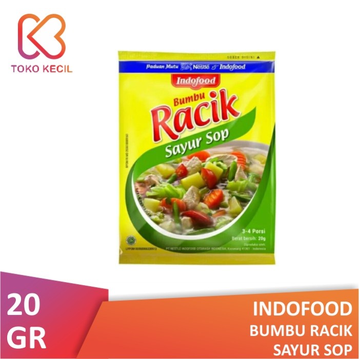 

PROMO SPECIAL Indofood Bumbu Racik Sayur Sop 20gr