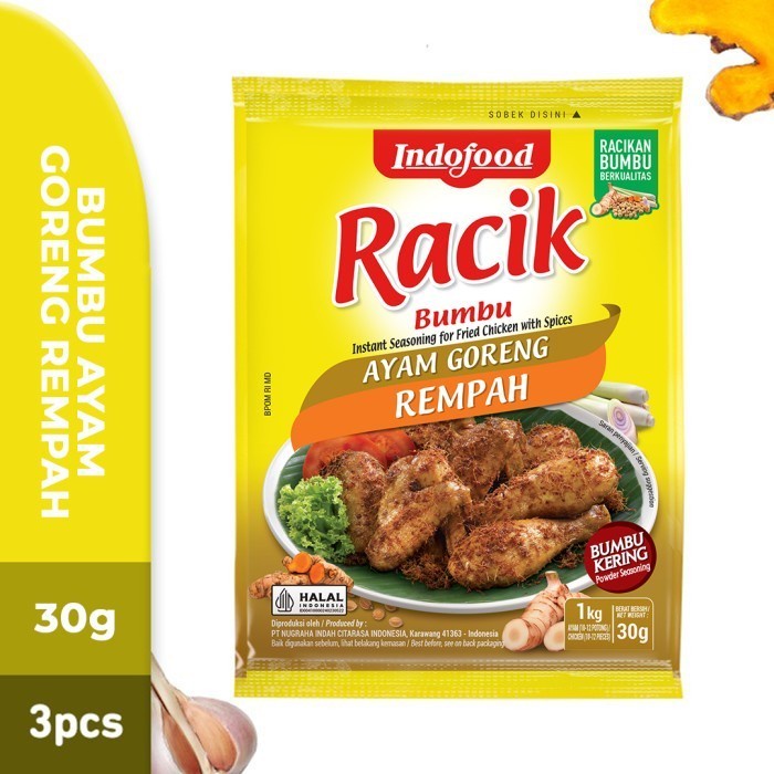 

GRATIS ONGKIR 3 pcs - Bumbu Racik Indofood Ayam Goreng Rempah