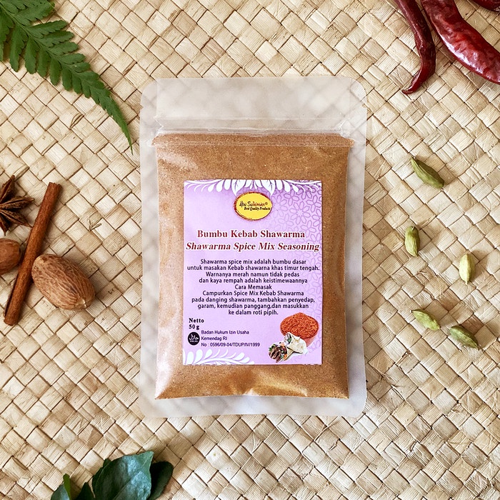 

TERUJI Bumbu Kebab Shawarma / Shawarma Spice Mix Seasoning Abu Sulaiman