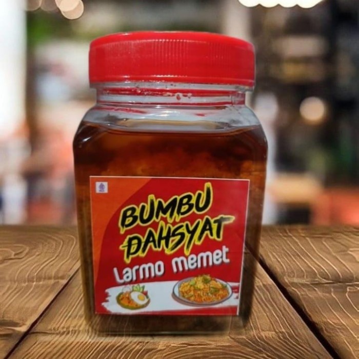 

PROMO SPECIAL Bumbu dahsyat larmo memet, terbuat dari bahan bumbu pilihan.cocok untuk nasi