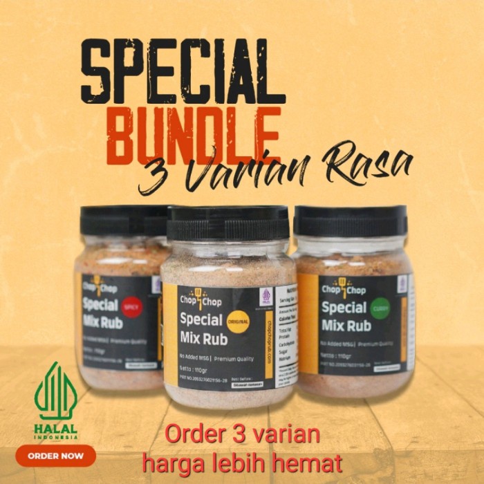 

EKSLUSIF chopchop rub, bumbu marinasi serbaguna