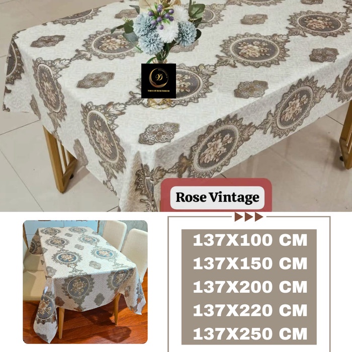 Terlaris Taplak Meja Tamu Marble Marmer Waterproof Panjang 1 2 3 4 Meter SALE