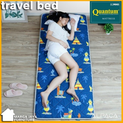 Kasur Lipat Quantum travel bed 80 cm gulung lantai matras