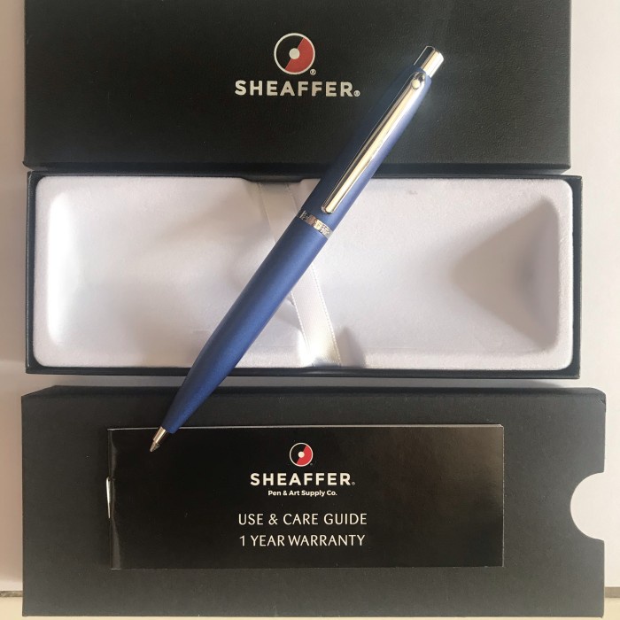 

Pulpen Sheaffer VFM Neon Blue / Biru Ballpoint