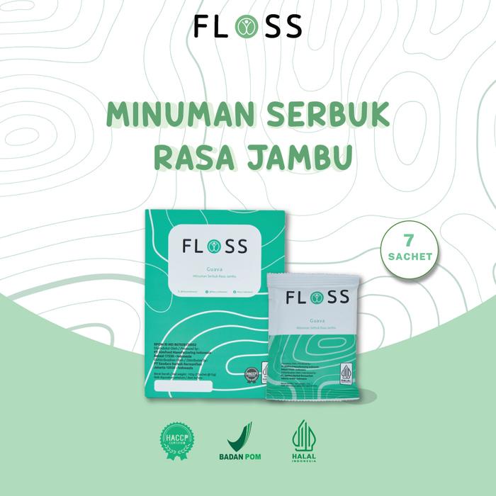

FLOSS MINUMAN SERBUK RASA JAMBU - ISI 7 SACHET BEST SELLER