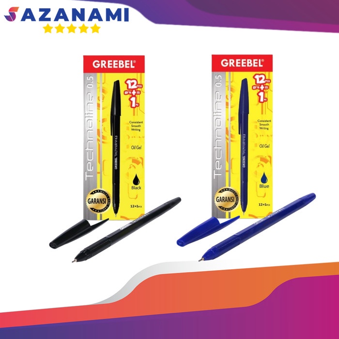 

JTTOP" PULPEN GREEBEL TECHNOLINE 0.5 PEN GREEBEL 1 PACK 12+1 PCS