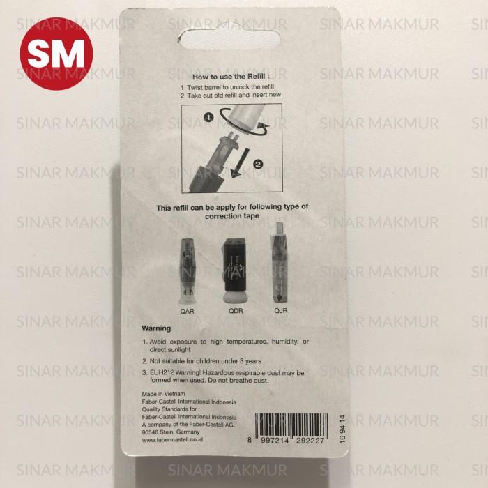 

JTTOP" REFILL/ISI TIPEX KERTAS QJR/QAR/QDR ISI 2 PCS FABER CASTELL (SET)