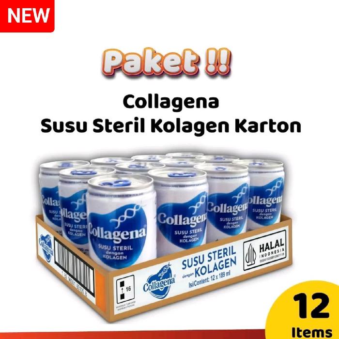 

terbaru !!! (paket 12) collagena susu steril kolagen karton milk ready