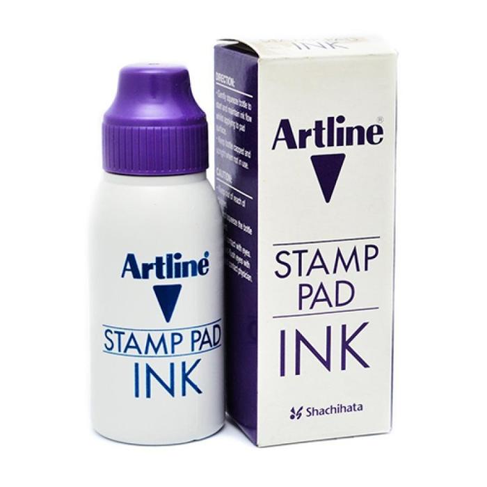 

JTTOP" ARTLINE STAMP PAD INK REFILL WARNA UNGU/VIOLET TINTA STEMPEL ARTLINE