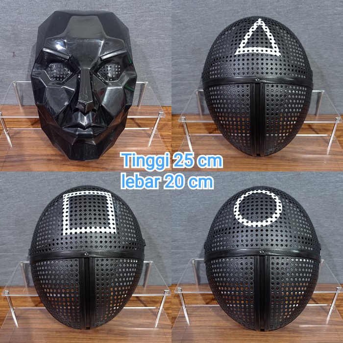 

| MFG | Topeng Squid Game Staff Guard Soldier Mask