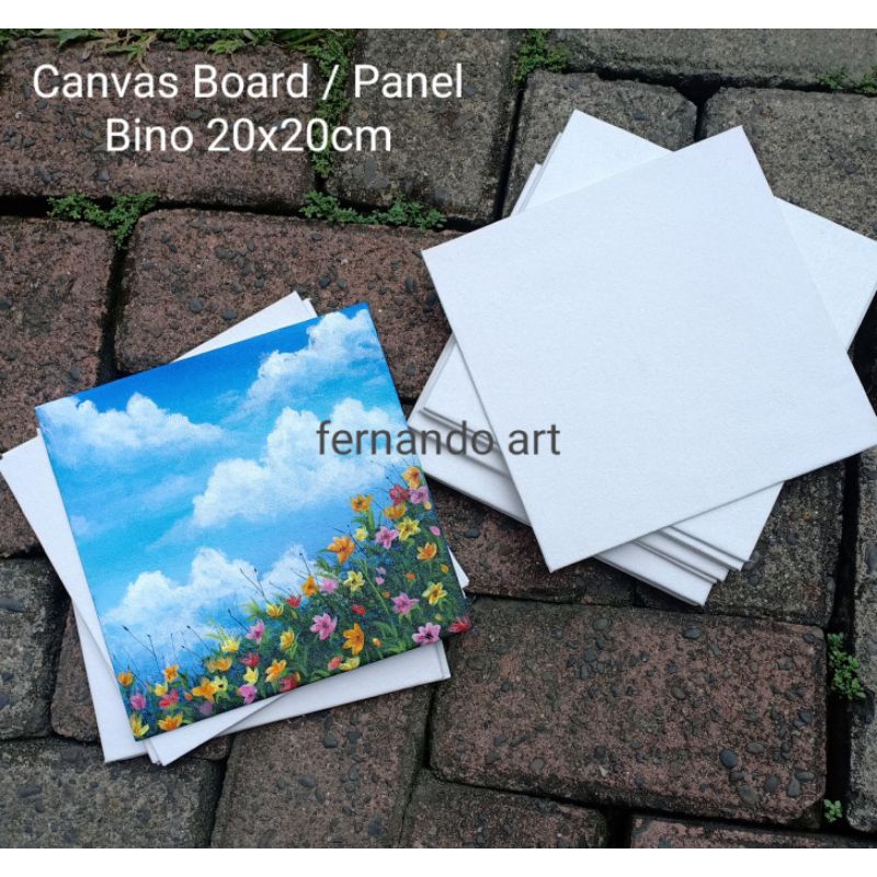 

Awet Bino Canvas Board 20X20Cm - 15X15Cm / Kanvas Panel 20X20Cm - 15X15Cm / Papan Kanvas Bino