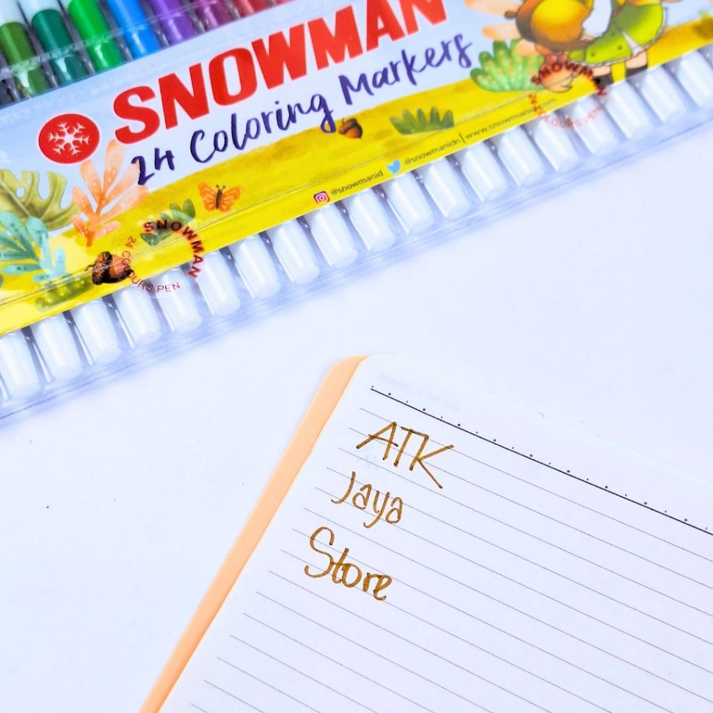 

Diskont Spidol 24 Warna Snowman Spidol Set 24 Warna Snowman