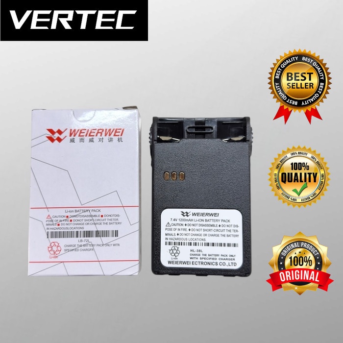 terbaru  baterai ht weierwei vev 3288 3188 v16 3288s 3288d teno tn322 firstcom fm3688ds suicom