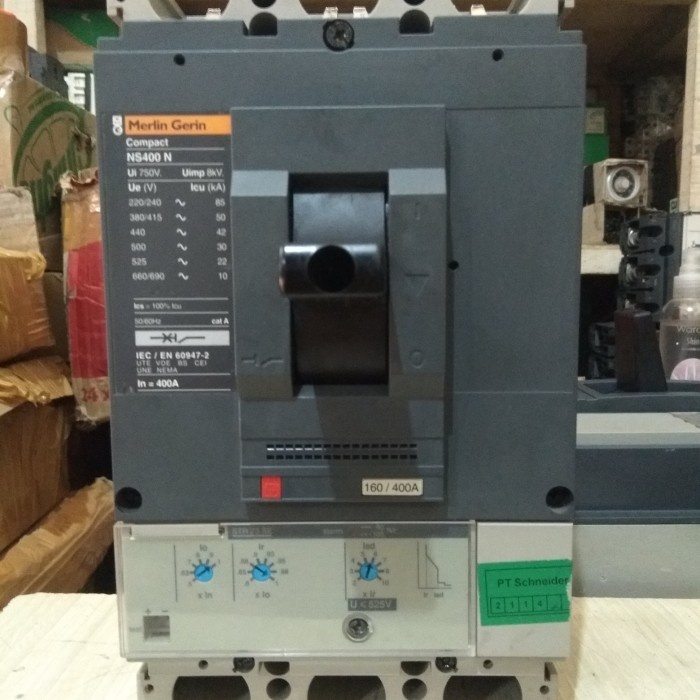 mccb breaker MG (merlin gerin) NS400N 3pole 400A