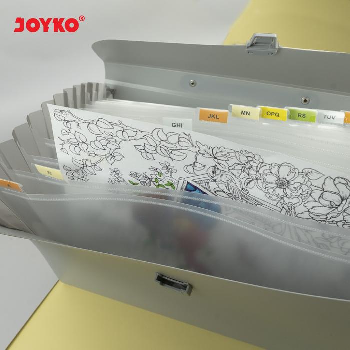 

Joyko Expanding File Folio F4 13 POCKETS File Folder / Map Harmonika A4 F4 Folio Map Dokumen EF-2638