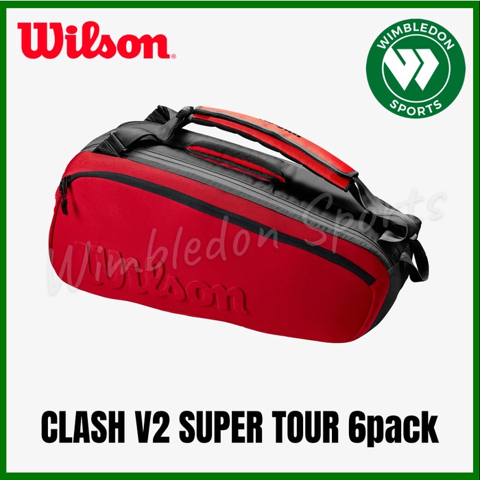 TERBARU Tas Wilson Clash V2 SUPER TOUR 6 PACK / Tas Wilson Super Tour 6R Clash