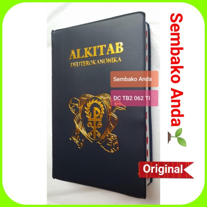 

Ready Alkitab Katolik Deuterokanonika. Ukuran Besar Tb2 062 Ti Dc. Edisi 2