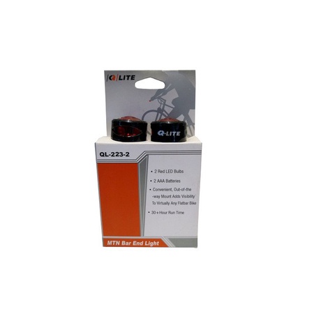 Lampu sepeda MTB BAR END QLITE 223-2