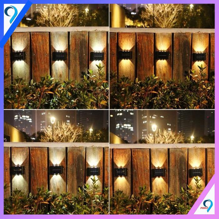 Lampu Outdoor Tenaga Surya-Lampu Dinding Tenaga Surya-Tahan Air Ada SensorCahaya Solar