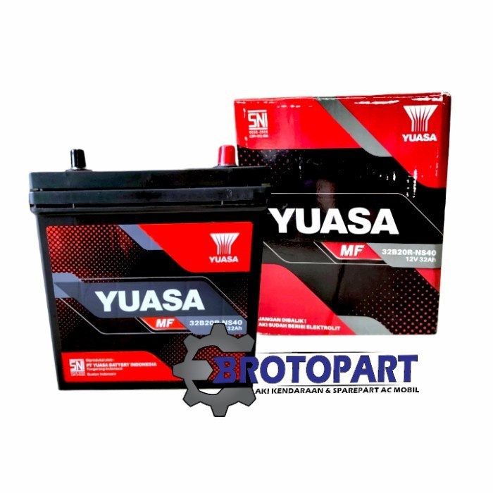 Aki Mobil Kering Toyota Avanza, Rush, Agya, Raum Accu Yuasa Ns40 32Ah