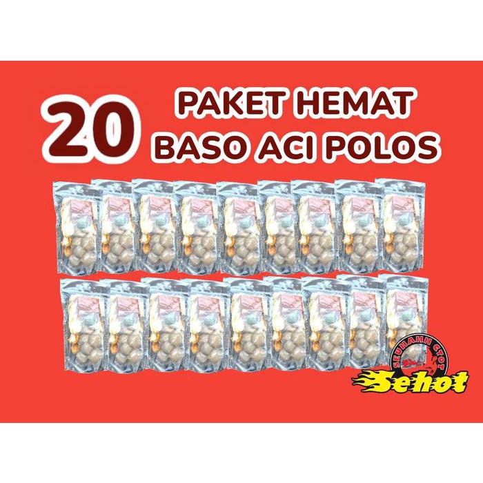 

PAKET HEMAT BASO ACI ORIGINAL 20 BUNGKUS Food Makanan kuah