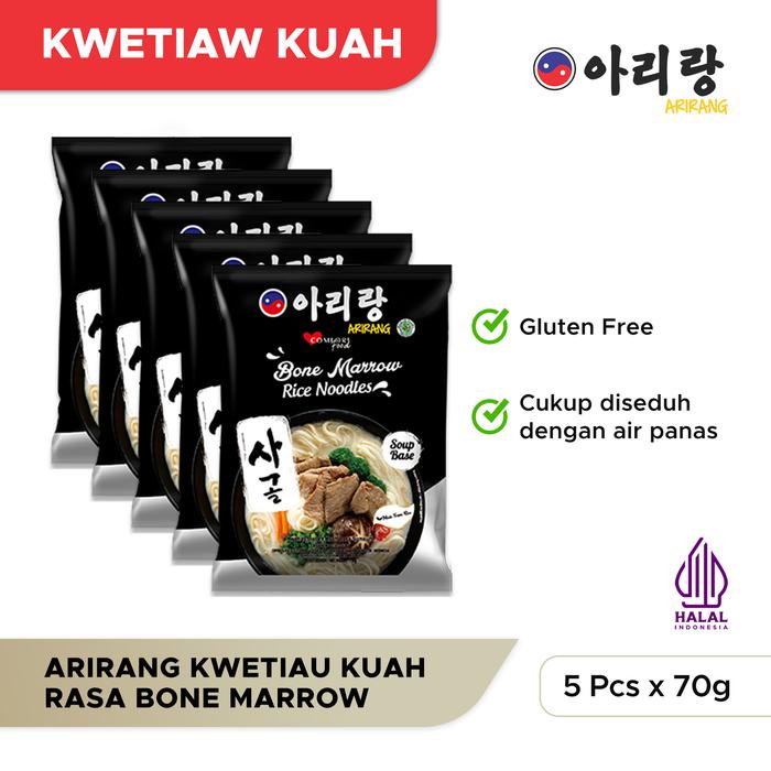 

5 Pcs Arirang Kwetiau Kuah Rasa Bone Marrow 70g