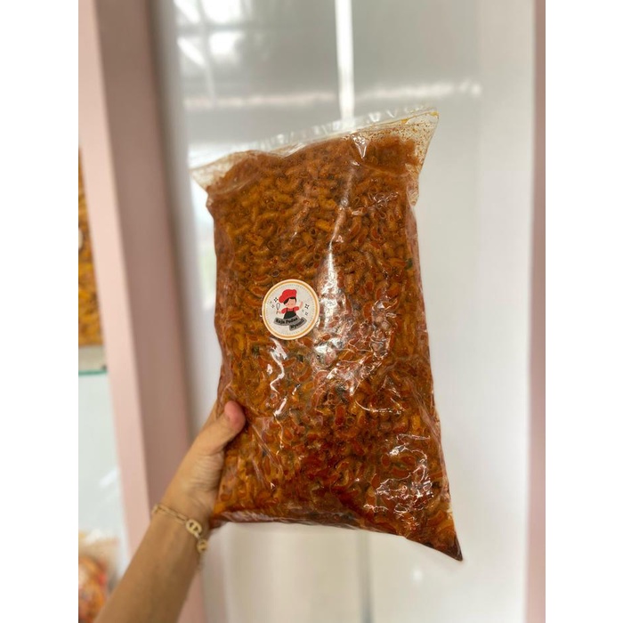 

1 KG Makaroni Cikruh Daun Jeruk Pedas Gurih Makroni Food